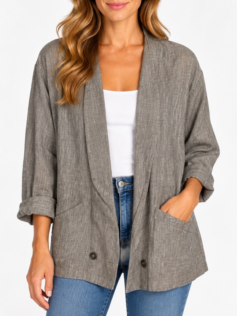 Vintage Mondi Linen Jacket
